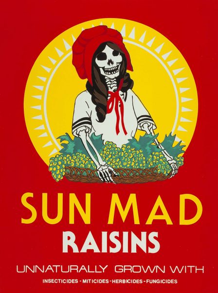 Esther Hernandez, Sun Mad , 1982, Serigraph on paper, 22 x 17 in., Smithsonian Institute, Gift of Tomas Ybarra-Frausto 1995.50.32 