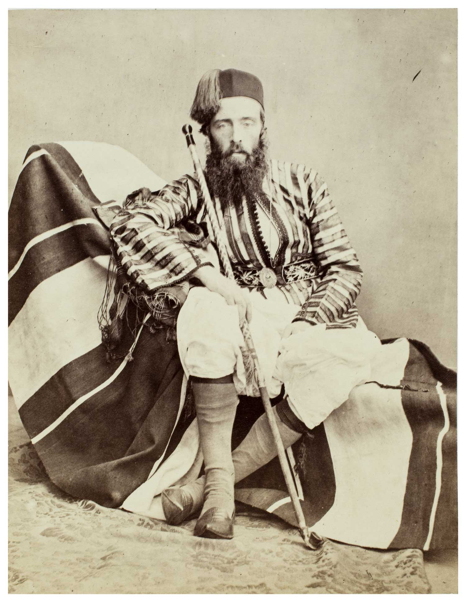 Francis Frith Frontispiece: Portrait of Turkish Summer Costume 1858 Photograph, lbumen print photograph on mount 6 1/4 x 9 in Mount Holyoke College Art Museum MH 1982.10.1.1 Gift of Susan B. Matheson (Class of 1968)