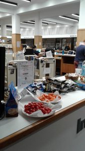 fresh snacks at the library on Wednesday night