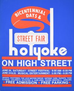 Holyoke Street Fair on High Street poster