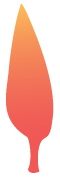 red and orange gradient flame