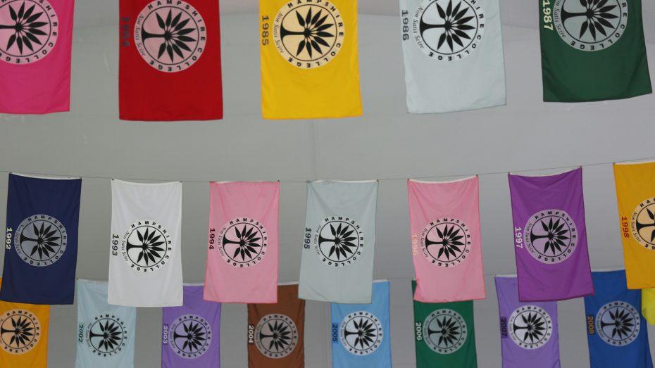 Hampshire Commencement flags