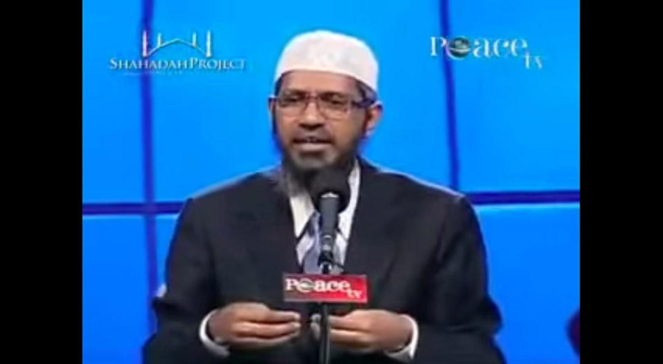 Zakir Naik proves existence of God using scientific facts from Quran ...