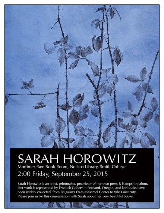 Sarah Horowitz flyer